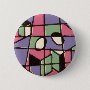 Carolers 6 Cm Round Badge