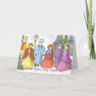 Carolers Christmas Holiday Card
