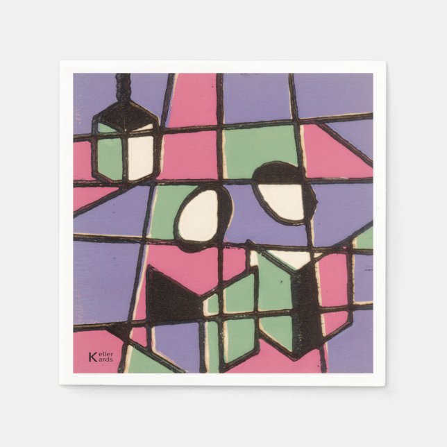 Carolers Napkin (Front)