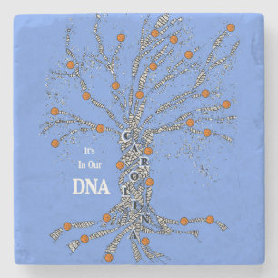 Carolina Basketball in in our DNA Stone Coaster