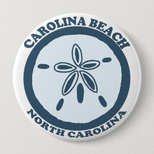Carolina Beach. 10 Cm Round Badge