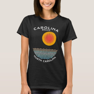 Carolina Beach NC Summertime Vacationing Squiggly T-Shirt