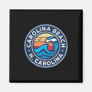 Carolina Beach North Carolina Nc Vintage Nautical Magnet