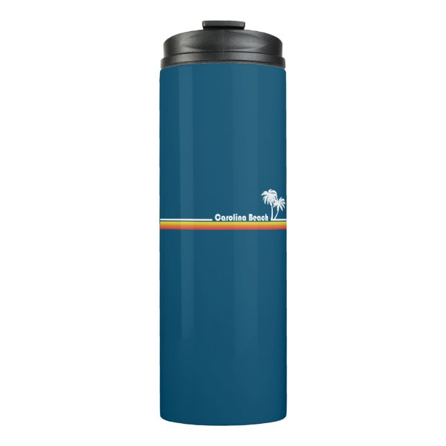 Carolina Beach North Carolina Thermal Tumbler (Front)