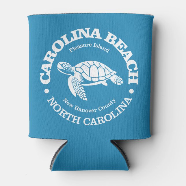 Carolina Beach (sea turtle) Can Cooler (Front)