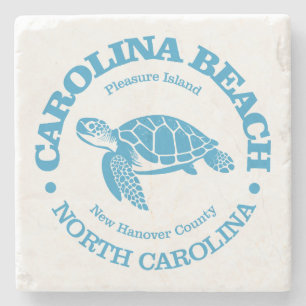 Carolina Beach (sea turtle) Stone Coaster