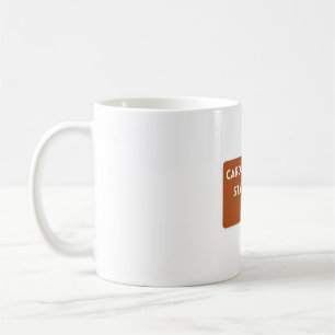 Carolina Beach State Park road sign North Carolina Coffee Mug