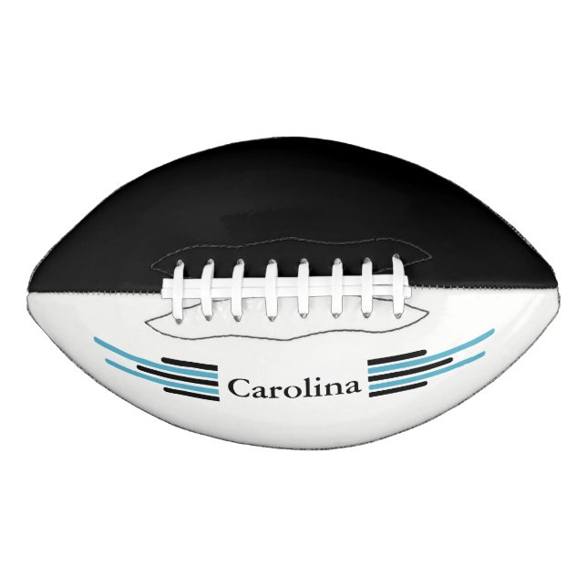 Carolina Black & Blue 2 panel Design American Football (Front)