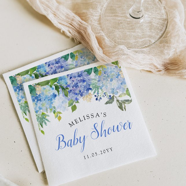 Carolina Bloom Bouquet | Baby Shower Napkin (Creator Uploaded)