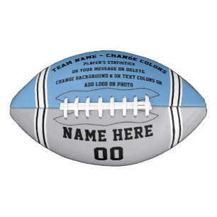 Carolina Blue Football, Custom Made Football American Football