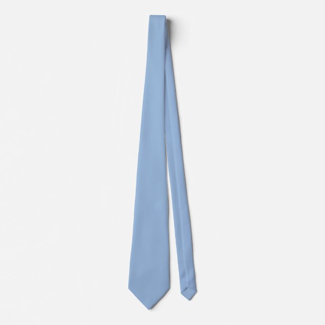 Carolina Blue Solid Color Tie (Front)