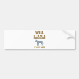 Carolina Dog Bumper Sticker