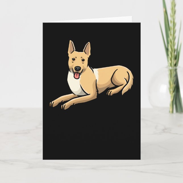 Carolina Dog Dog Card (Front)