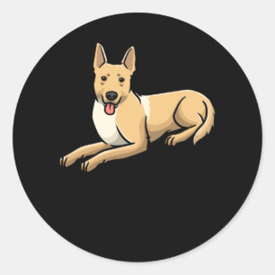 Carolina Dog Dog Classic Round Sticker