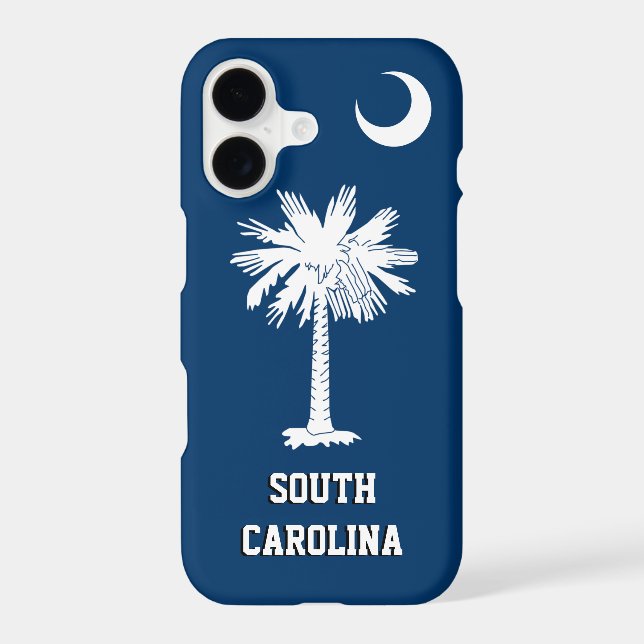 Carolina Flag case, South Carolina fashion /sports (Back)