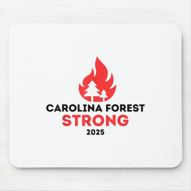 Carolina Forest Strong Wildfire  Mouse Mat (Front)