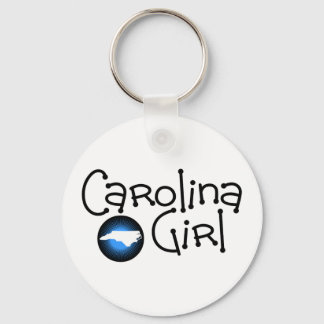 Carolina Girl Blue Burst Keychain