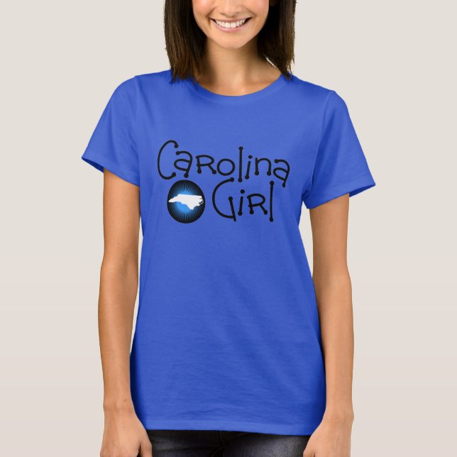 Carolina Girl Blue Burst T-Shirt (Front)