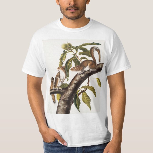 Carolina Grey Squirrel (Sciurus Carolinensis) T-Shirt (Front)
