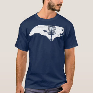 Carolina North Disc Golf Frisbees Disc Golfing T-Shirt