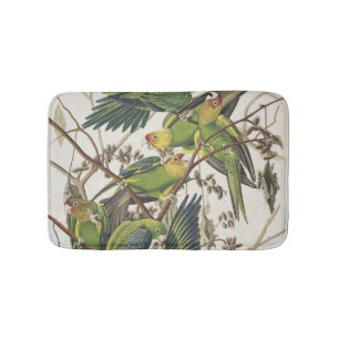 Carolina Parakeet, from 'Birds of America', 1829 Bath Mat