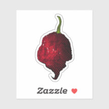 Carolina Reaper Chilli Pepper Sticker