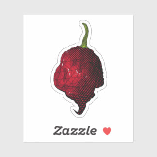 Carolina Reaper Chilli Pepper Sticker