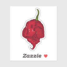 Carolina Reaper Chilli Pepper Sticker
