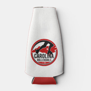 Carolina Rollergirls bottle koozie