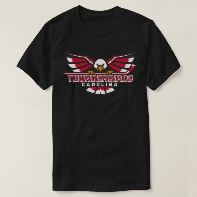 Carolina Thunderbirds Sticker T-Shirt (Design Front)