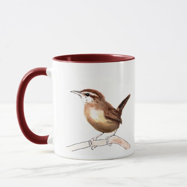 Carolina Wren Mug (Left)