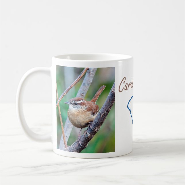 Carolina Wren Mug (Left)