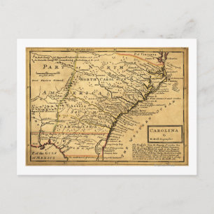 CarolinaPanoramic Map Postcard