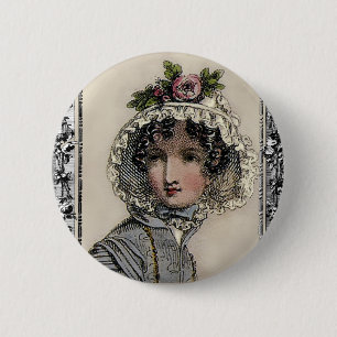 Caroline 6 Cm Round Badge