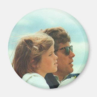 Caroline and John F. Kennedy Magnet