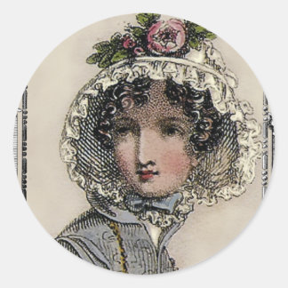 Caroline Classic Round Sticker