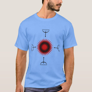 Caroline dark blue T-shirt AGAINST CORONA