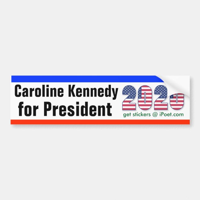 CAROLINE KENNEDY FOR PRESIDENT 2020 bumpersticker Bumper Sticker (Front)