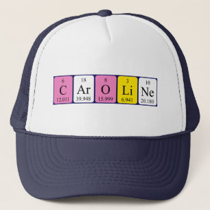 Caroline periodic table name hat