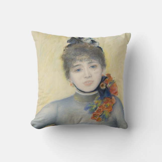Caroline Remy ("Severine"), c.1885 Cushion (Front)