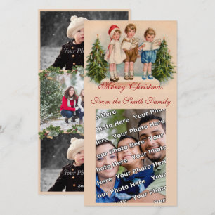 Caroling Kids Photo Card