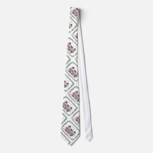 Caroling Mic, Mac & Moe Tie (Front)