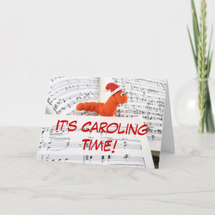 Caroling Time Holiday Card