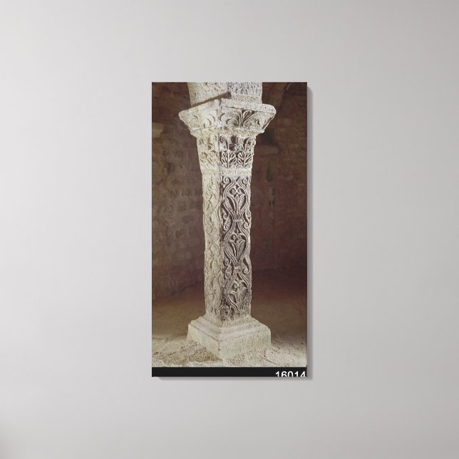 Carolingian Pillar, c.758 Canvas Print (Front)