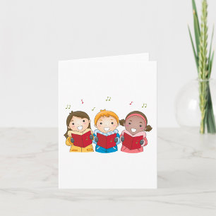 Carolling Children Card