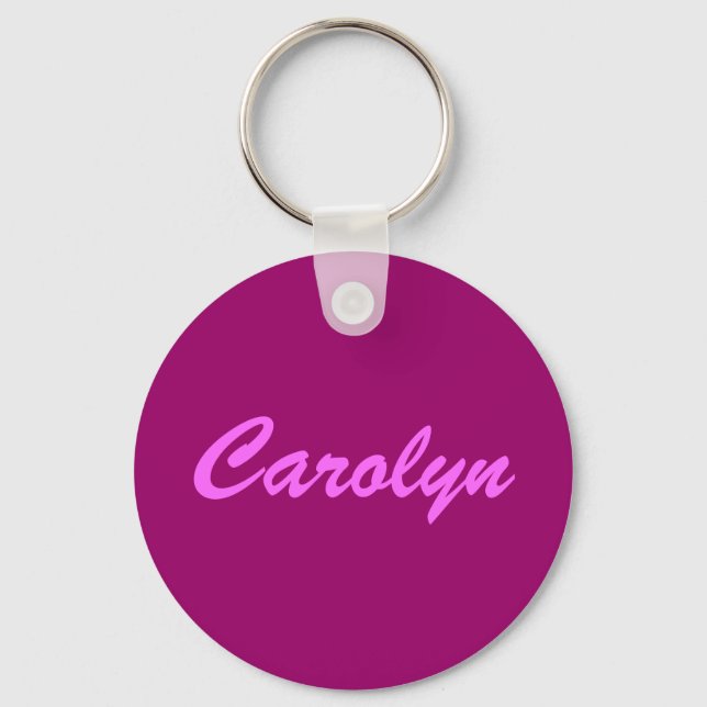 Carolyn, Key Chain (Front)
