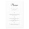 Carolyna Wedding Dinner Menu