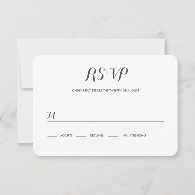 Carolyna Wedding RSVP (Front)