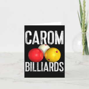 Carom Billiards Gear And Apparel  Card