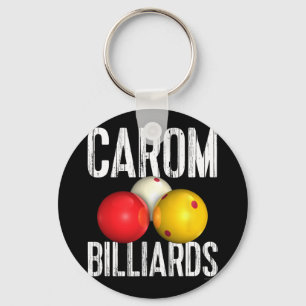 Carom Billiards Gear And Apparel Key Ring